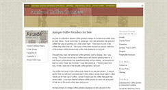 Desktop Screenshot of antiquecoffeegrinderstore.com